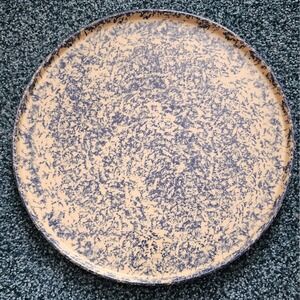 RRP USA Stoneware Pizza Pan 12 inch Speckled Blue & Beige Round‎ Serving Plate